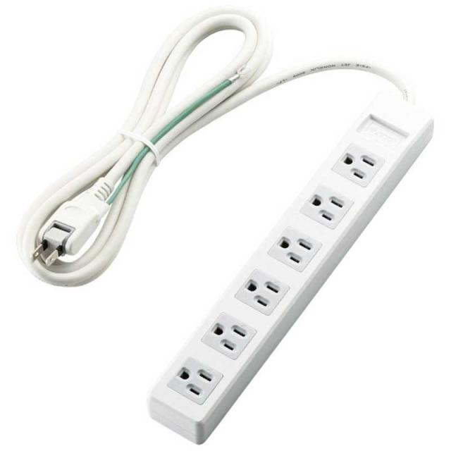 他サイト： エレコム ELECOM ソケット 電源タップ タップ T-T1B-3625WHの商品画像
