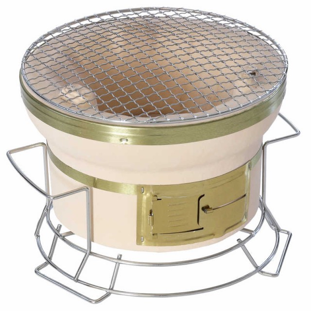 他サイト： BUNDOK キャンプ用品 スタンド付き七輪 BD423の商品画像