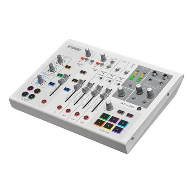 他サイト： ヤマハ YAMAHA ライブストリーミングミキサー ホワイト AG08Wの商品画像