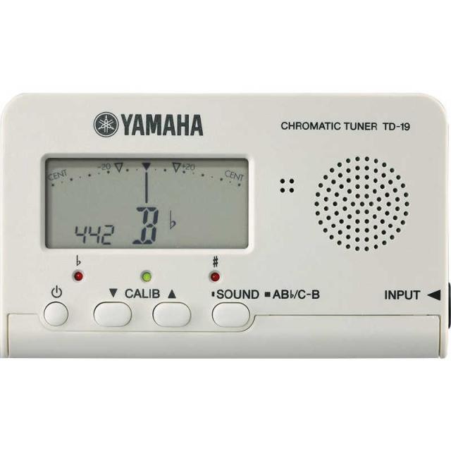 他サイト： ヤマハ YAMAHA クロマチックチューナー YAMAHA TD-19 WH YAMAHA TD-19WHの商品画像