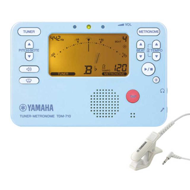 他サイト： ヤマハ YAMAHA チューナーメトロノーム ブルー TDM710BLMの商品画像