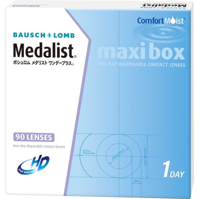 他サイト： ボシュロム (度あり/-5.50) メダリストワンデープラス 90枚入 (BC8.6/PWR-5.50/DIA14.2)  の商品画像