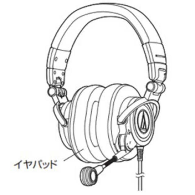 他サイト： オーディオテクニカ イヤパット HP-M50xSTSの商品画像