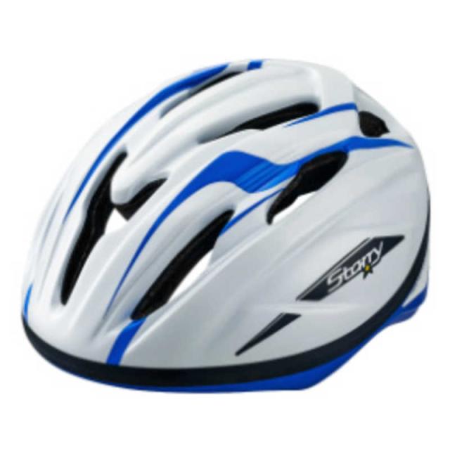 他サイト： オージーケーカブト 子ども用ヘルメット スターリー(頭囲:54〜56cm/ホーンブルー) ソフトシェル M【Kabuto Chiの商品画像