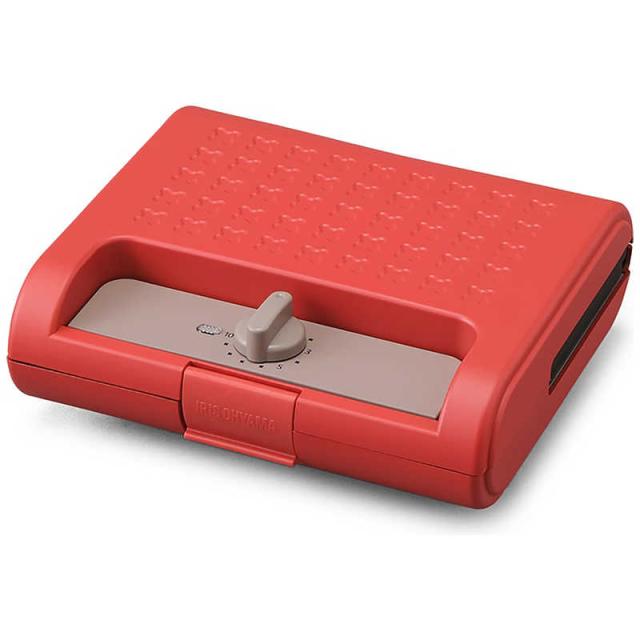 他サイト： アイリスオーヤマ IRIS OHYAMA マルチサンドメーカーダブルサイズ レッド IMS-902-Rの商品画像