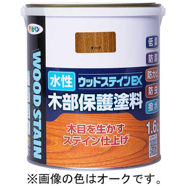 他サイト： アサヒペン AP 水性ウッドステインEX 1.6L マホガニー 9019034の商品画像