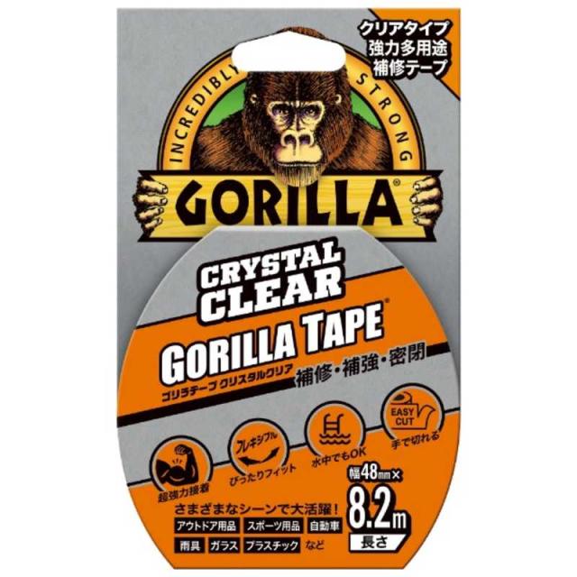 他サイト： 呉工業 ゴリラテープ クリスタルクリア NO1778_の商品画像