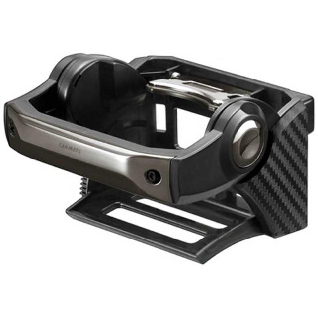 他サイト： カーメイト ダンパー内蔵ドリンクホルダーブラックメッキ DZ435の商品画像