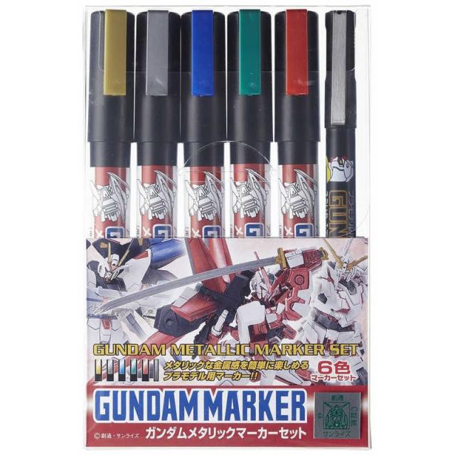 他サイト： GSIクレオス ガンダムメタリックマーカーセット GMメタリックセットの商品画像