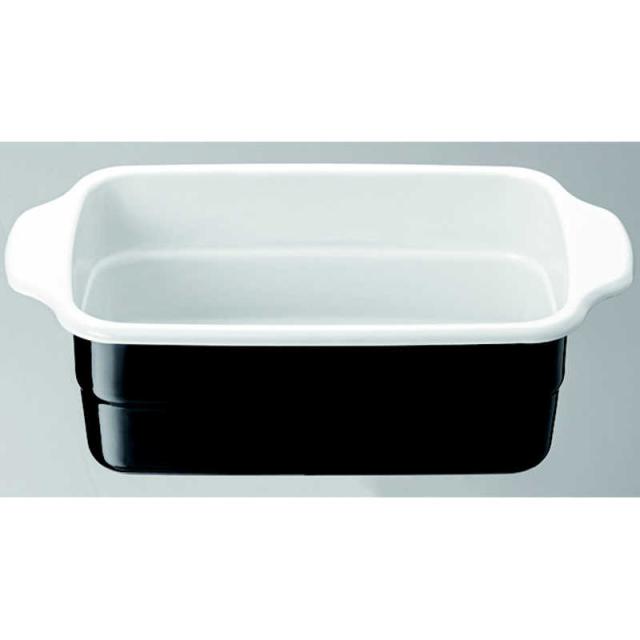 他サイト： 高木金属工業 ホーロー天ぷら鍋 角型 [IH対応] ブラック HT-KBWの商品画像