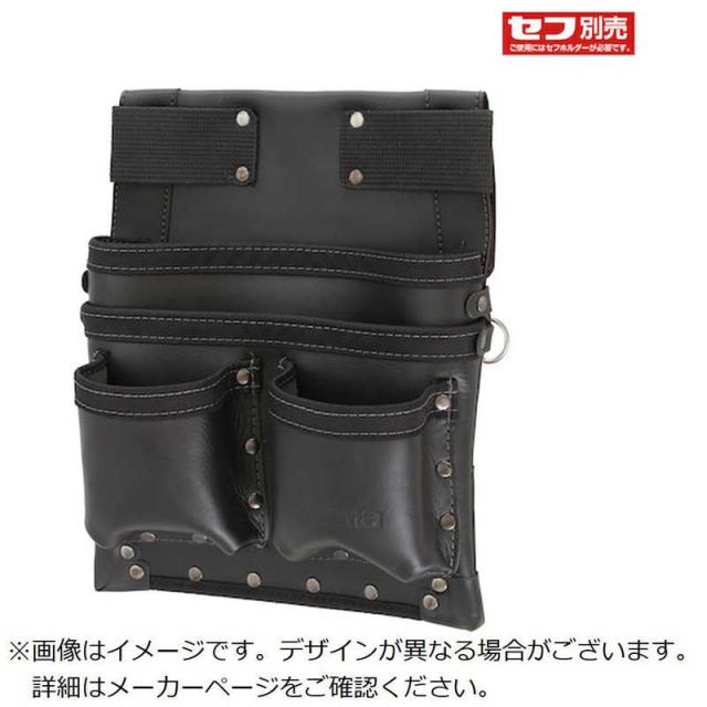 他サイト： TJMデザイン 着脱式腰袋 K 釘袋 3段大 ツインフック SFKBKKG3L2Hの商品画像