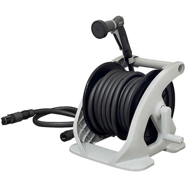 他サイト： タカギ ホースリール 20m オーロラWASH ガーデニング 園芸 洗車 清掃 おしゃれ 内径15mm R320WSの商品画像