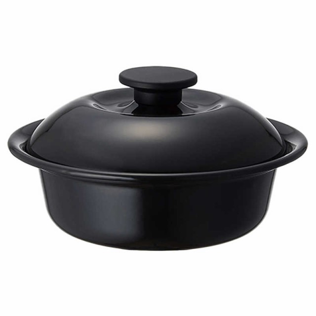 他サイト： 野田琺瑯 KO-19BK ココナベ(個々鍋) 小 渋黒 475244の商品画像