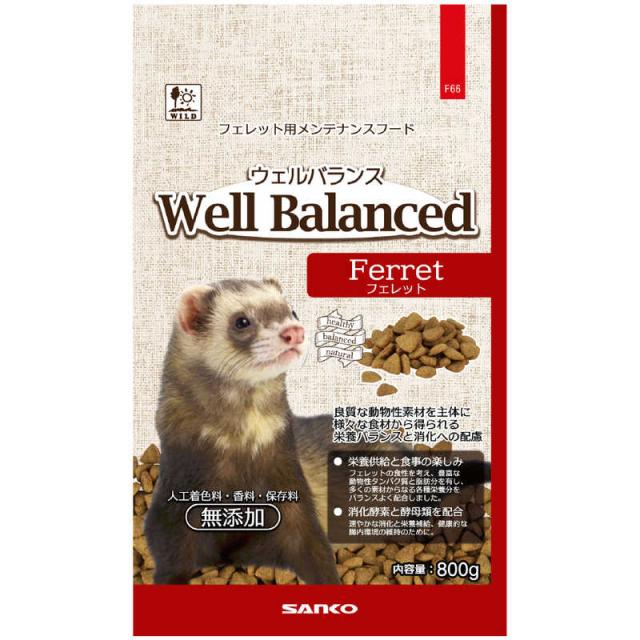 他サイト： 三晃商会 ウェルバランス フェレットフード の商品画像