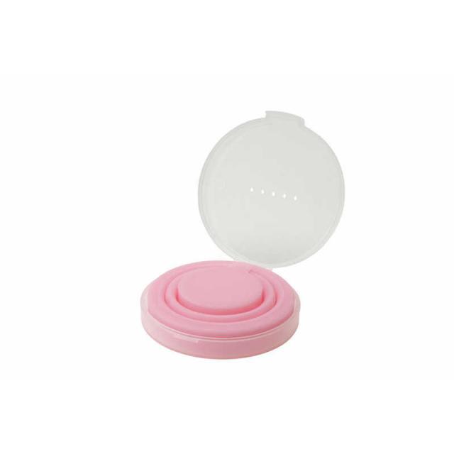 他サイト： マーナ たためる携帯うがいコップ ケース付 ライトピンク W594LP(ライトの商品画像