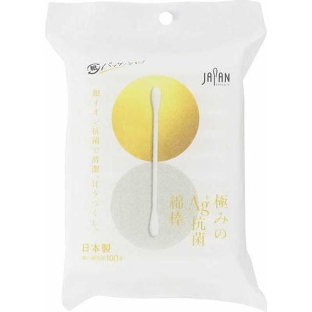 他サイト： 平和メディク 極みのAg+抗菌綿棒 100本入 袋入 タクミAgコウキンメンボウの商品画像