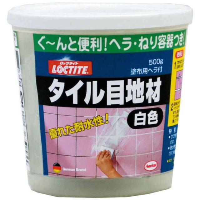 他サイト： ヘンケルジャパン タイル目地材 白色 500g DTM500_の商品画像