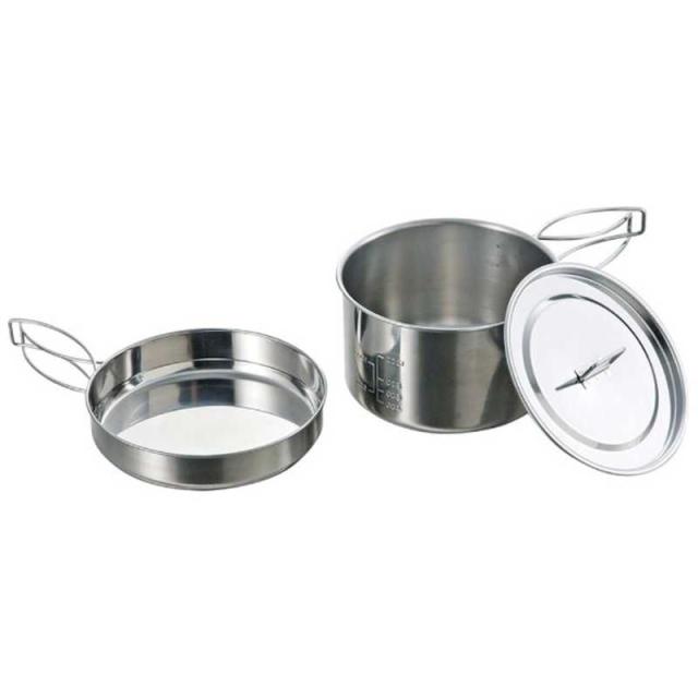 他サイト： キャプテンスタッグ ステンレス ラーメンクッカー2L M5511の商品画像