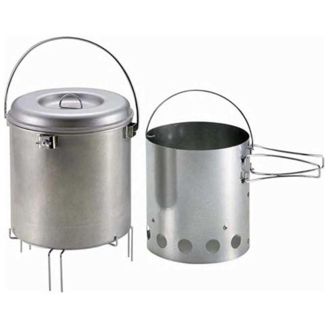 他サイト： キャプテンスタッグ 大型火消しつぼ 火起し器セッ M6625の商品画像