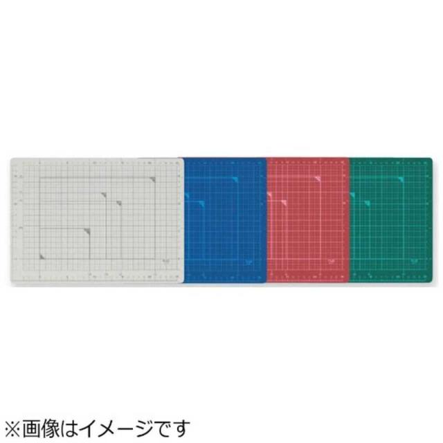 他サイト： プラス [カッティングマット] カッティングマット カラータイプ 両面使用 A4 グリーン CS-A4 の商品画像