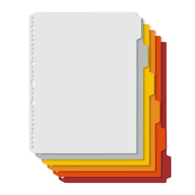 他サイト： プラス デジャヴカラーズシリーズ 差替リフィール・PP製インデックスシート 30穴WARM FL-102IXの商品画像