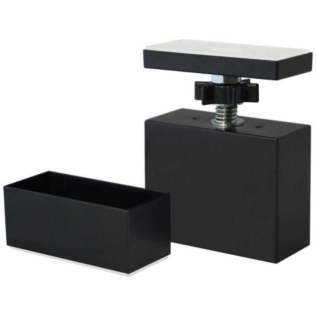 他サイト： 平安伸銅工業 アジャスター LABRICO ラブリコ DIY パーツ 2×4材 棚 ラック 同色1セット マットブラック DXKの商品画像