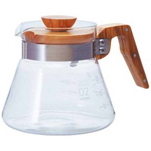 他サイト： ハリオ コーヒーサーバー 600 オリーブウッド VCWN60OVの商品画像