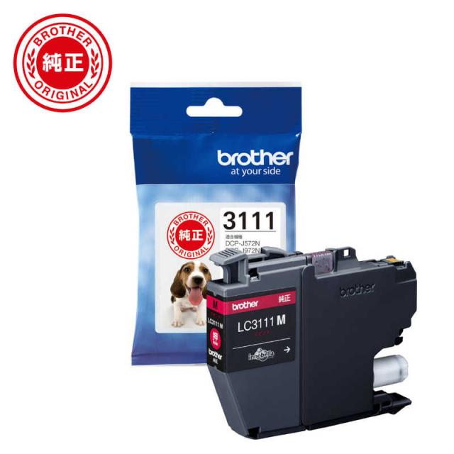 他サイト： ブラザー brother 純正プリンターインク マゼンタ LC3111Mの商品画像