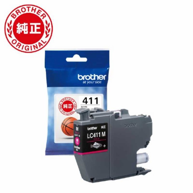 他サイト： ブラザー brother LC411M 純正プリンターインク マゼンタ LC411Mの商品画像