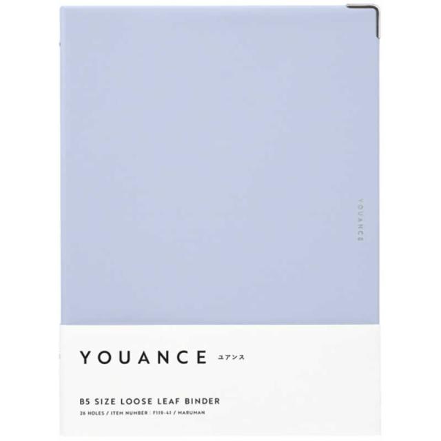 他サイト： maruman マルマン B5バインダー ユアンス ブルーグレー F11941の商品画像