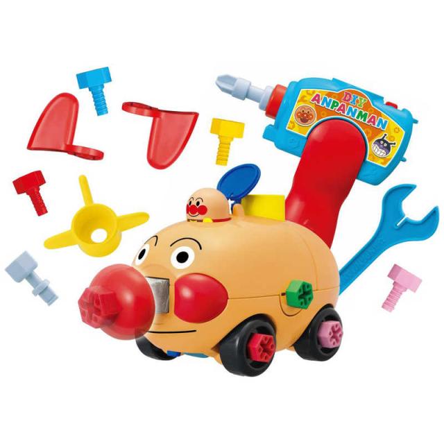 他サイト： セガトイズ それいけ!アンパンマン くみたてDIY とびだせノーズパンチ!ねじねじアンパンマンごう の商品画像