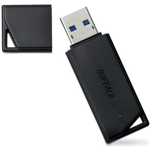 他サイト： BUFFALO USBメモリー[128GB/USB3.1/キャップ式](ブラック) RUF3-K128GB-BKの商品画像