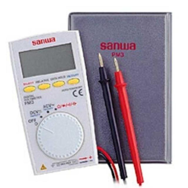 他サイト： 三和電気計器 超薄型多機能コンパクトデジタルマルチメータ PM3の商品画像