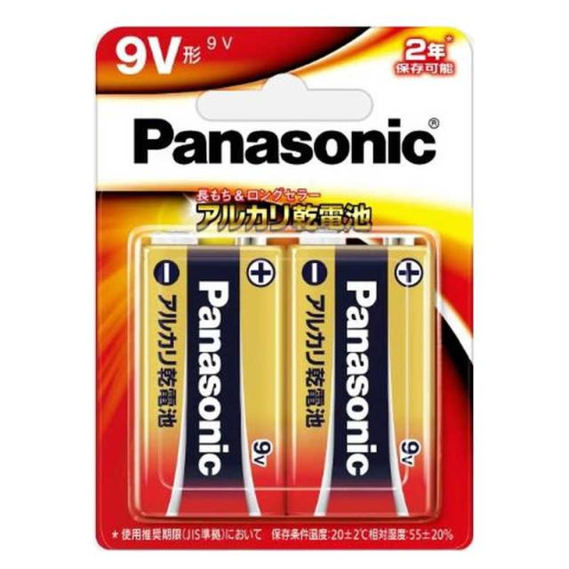 他サイト： パナソニック Panasonic アルカリ乾電池 (9V形) 2本パック 6LR61XJ/2Bの商品画像