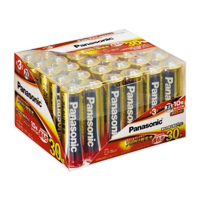 他サイト： パナソニック Panasonic 単3乾電池 [アルカリ/30本] LR6XJ/30SHの商品画像