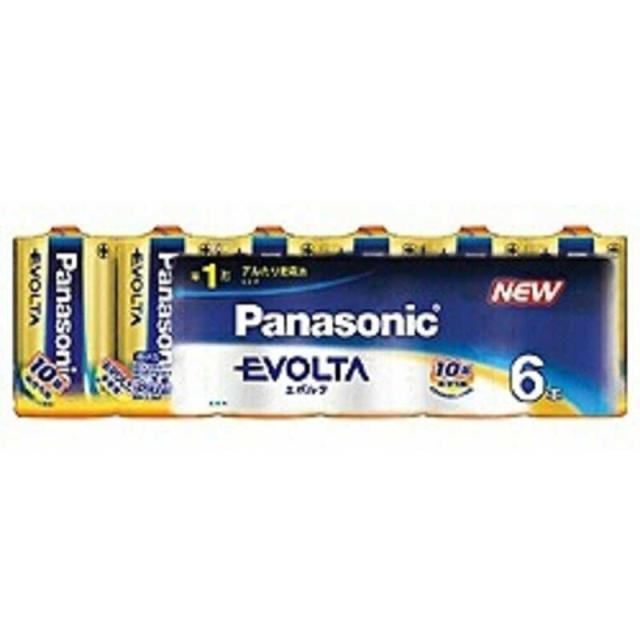 他サイト： パナソニック Panasonic 単1乾電池 EVOLTA(エボルタ) [アルカリ/6本] LR20EJ/6SWの商品画像