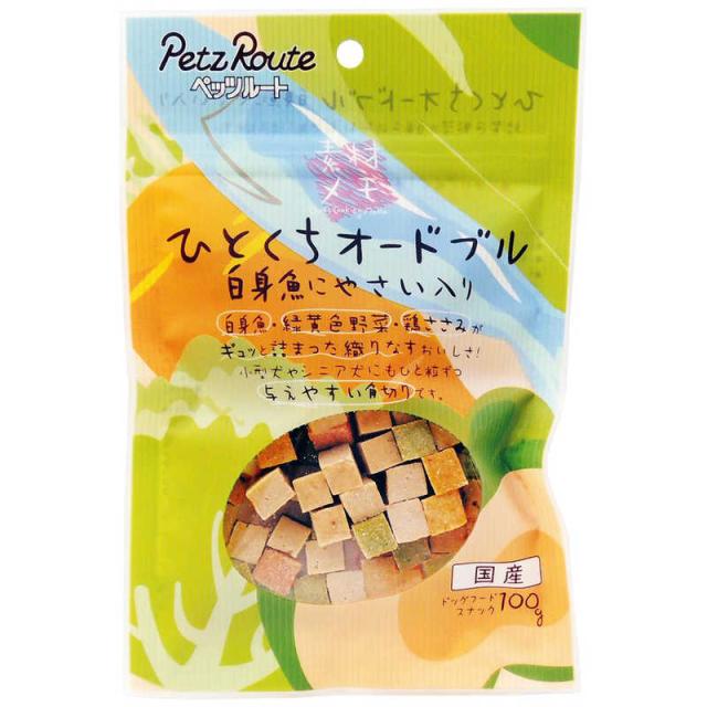 他サイト： ペッツルート ひとくちオードブル 白身魚にやさい入り の商品画像