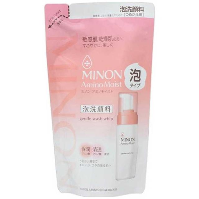 他サイト： 第一三共ヘルスケア MINON(ミノン)アミノモイストト ジェントルウォッシュ ホイップ(130ml)つめかえ用 泡洗顔  の商品画像