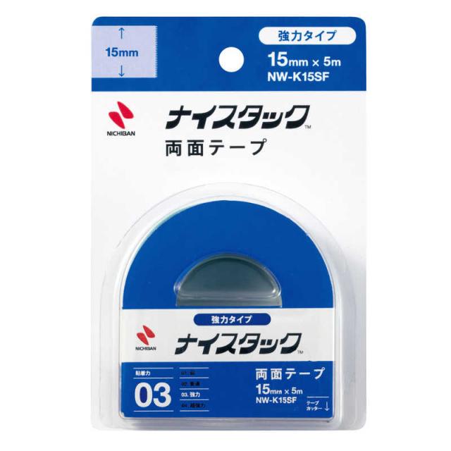 他サイト： ニチバン ナイスタック(強力タイプ) 15×5 NW-K15SFの商品画像