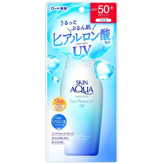 他サイト： ロート製薬 スキンアクア (SKIN AQUA) スーパーモイスチャージェル (110g) SPF50+/PA++++ の商品画像