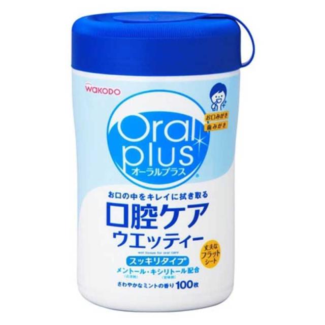 他サイト： アサヒグループ食品 オーラルプラス口腔ケアウェッティー 100枚 の商品画像