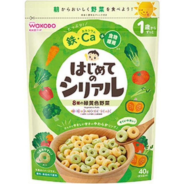 他サイト： アサヒグループ食品 はじめてのシリアル 8種の緑黄色野菜 40g の商品画像