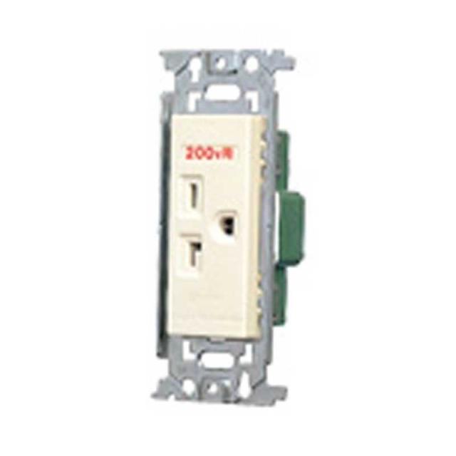 他サイト： パナソニック Panasonic フルカラー15A・20A兼用埋込接地コンセント(250V) WN1922の商品画像