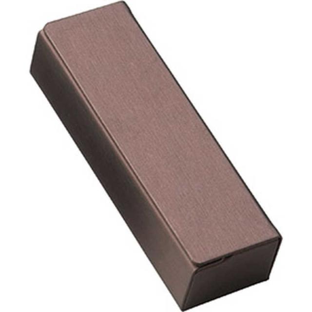 他サイト： 名古屋眼鏡 メガネケース メタルハード 四角 ブラウン 2451ー03の商品画像
