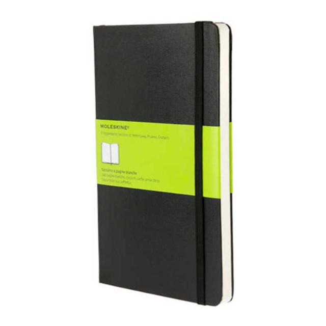 他サイト： MOLESKINE クラシック ノートブック ハードカバー プレーン(無地) ブラック Large QP062の商品画像