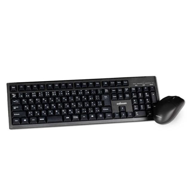 他サイト： ZALMAN キーボード・マウスセット [有線 /USB] ブラック ZMK390MCOMBOの商品画像