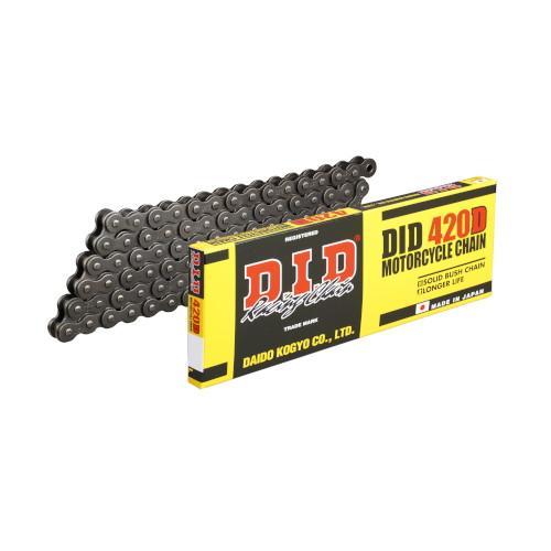他サイト： DID(大同工業) スタンダードシリーズチェーン 420D-108L RJ(クリップ) スチール DID420D-108RJ バの商品画像