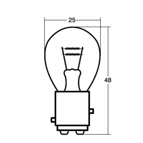 他サイト： スタンレー(STANLEY) NO1 BP4879 12V23/8W 自動車 電球の商品画像