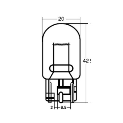 他サイト： スタンレー(STANLEY) 自動車 NO584ブリスターパック12V21W の商品画像