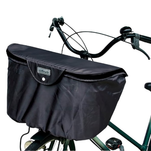 他サイト： MARUTO(マルト) 自転車 2段式 ワイドかご用バスケットカバー 前用 ブラック BC-2000 の商品画像
